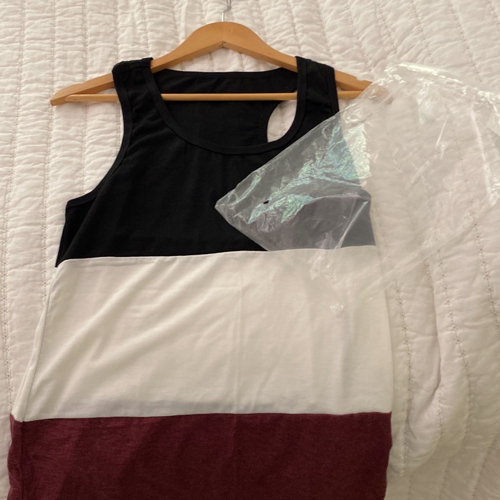 Colorblock Striped Tank NWOT - Picture 4 of 4